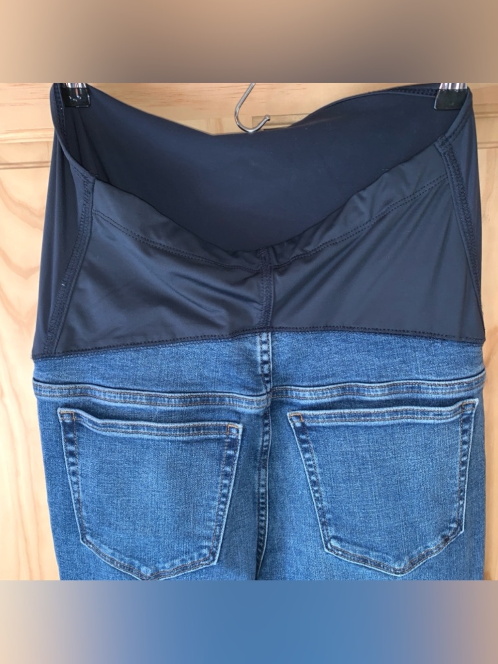 J.Crew Denim Maternity Signature Stretch Indigo Blue Size 29 Skinny Jeans - Picture 3 of 9